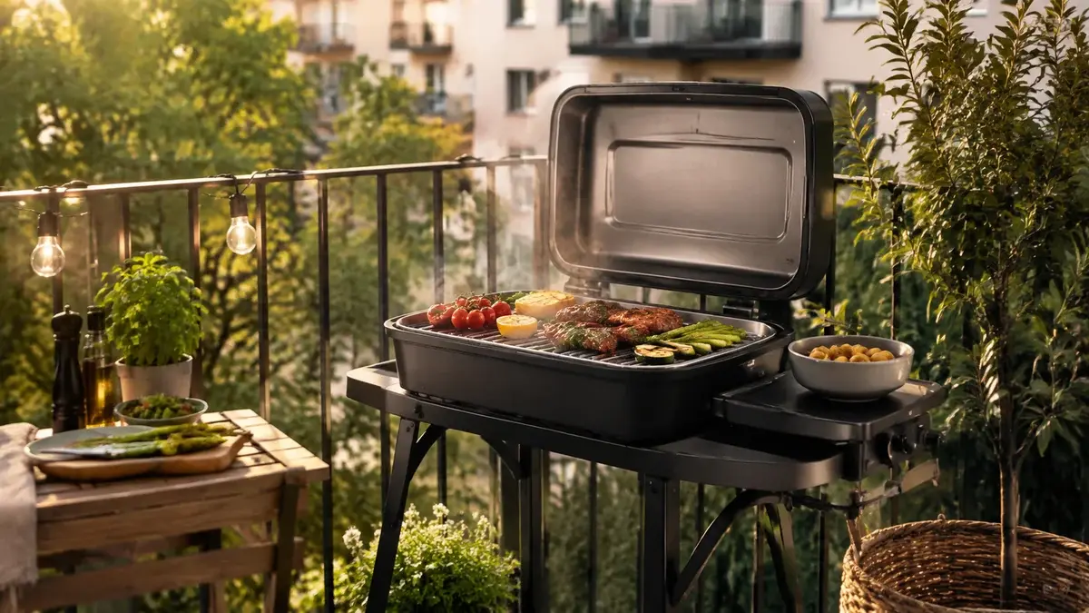 Elgrill balkong 2026 – bästa rökfria valet för lägenheter | Grillklar