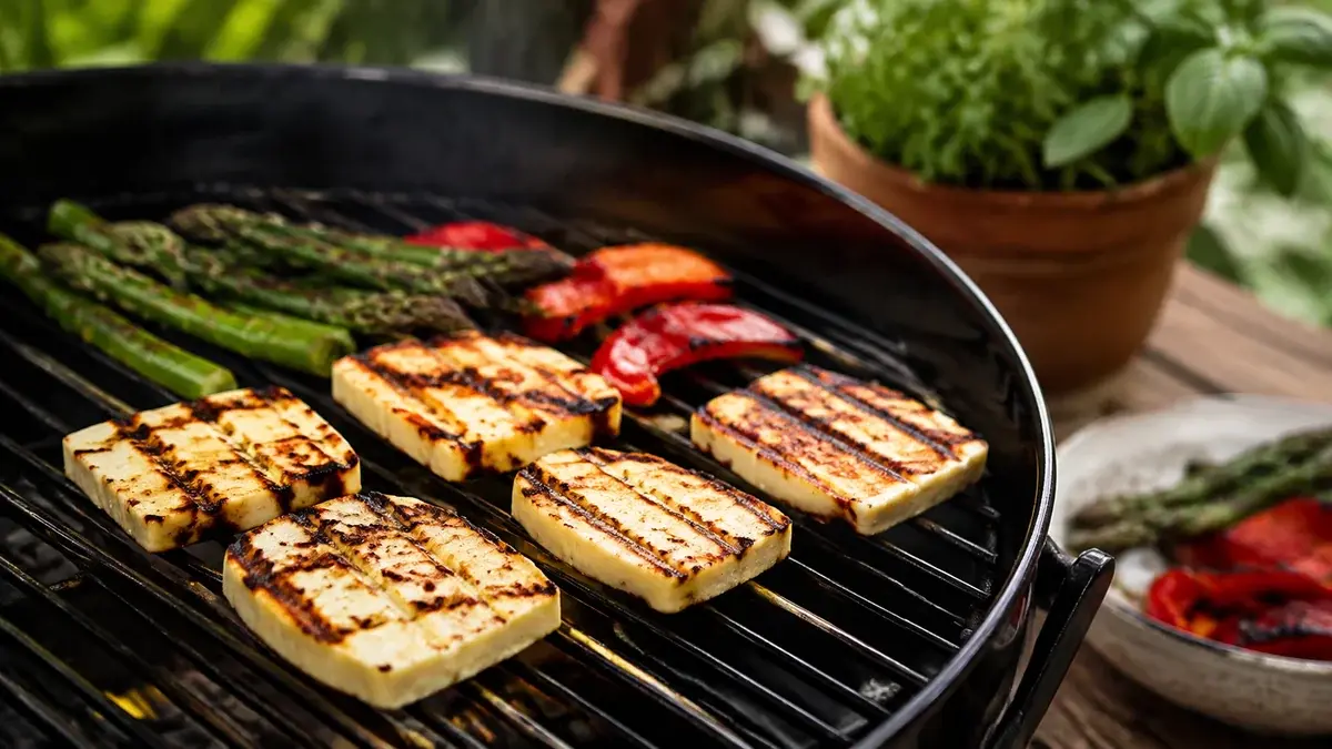 Grilla halloumi 2026 – så fastnar den inte | Grillklar